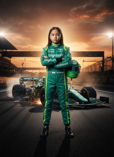 Aston Martin F1 Driver poster