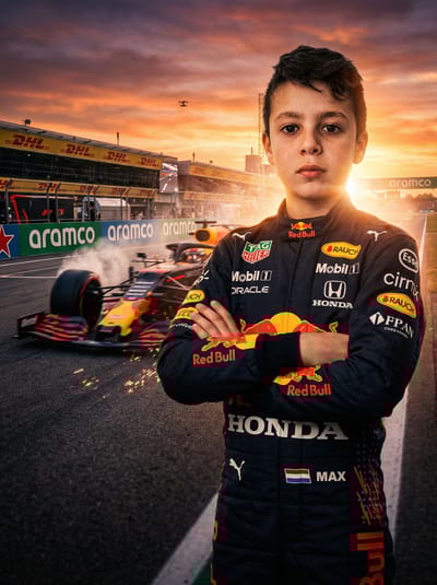 Red Bull Racing F1 Driver poster