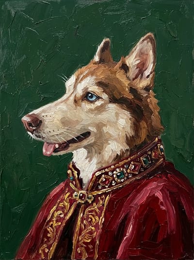 Royal Pet Portrait poster
