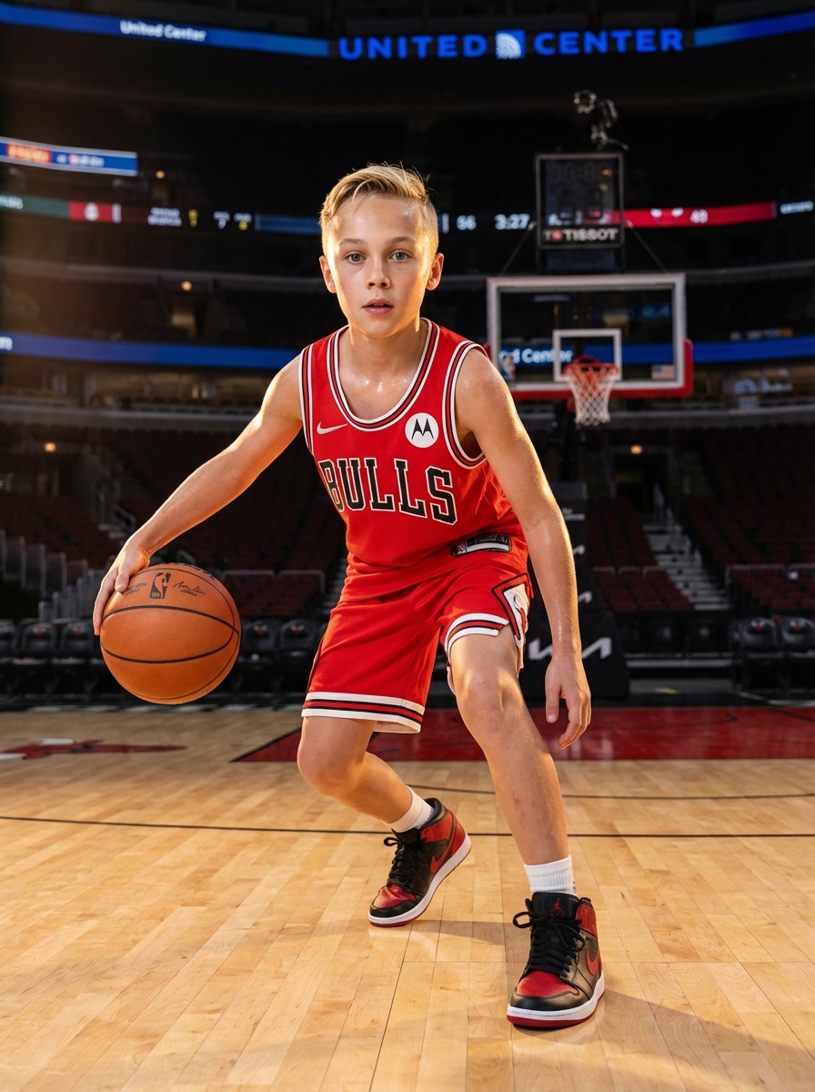 Chicago Bulls basketball player poster