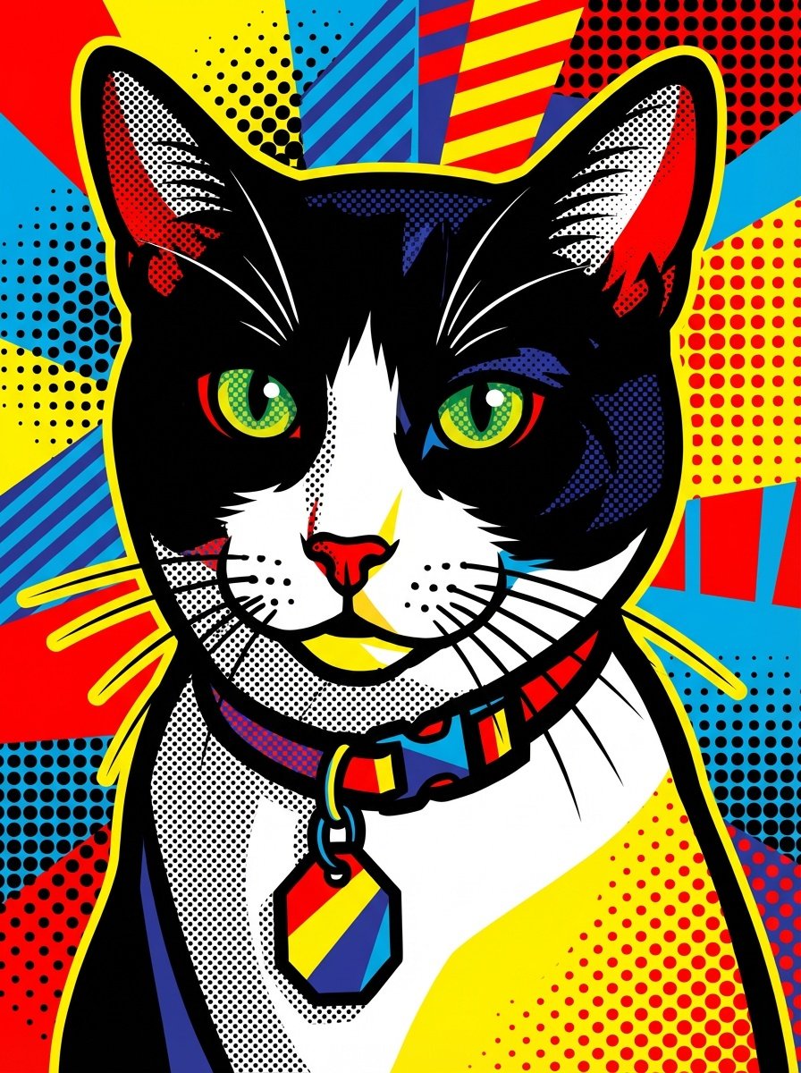 Pet pop art poster